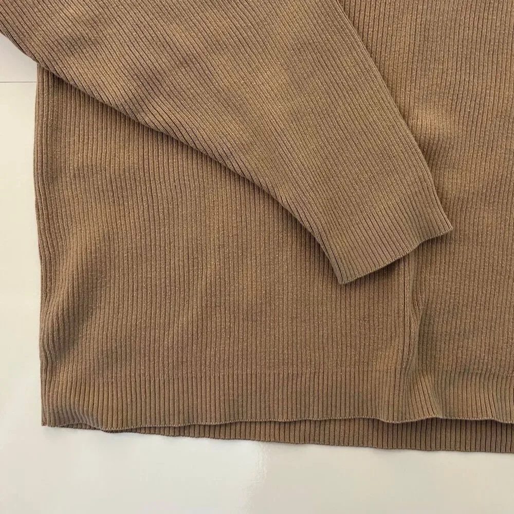 Levi-s Men's Brown and Tan Jumper